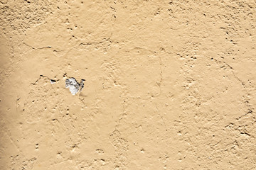 Chipped wall