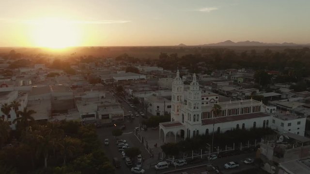 Flying over a beautiful old church in Navolato, Sinaloa, Mexico.

Drone footage