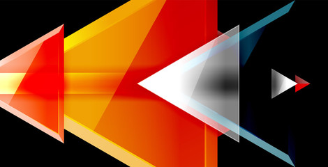 Triangle abstract background