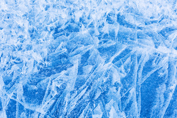 The structure of ice on Lake Baikal. Background for design