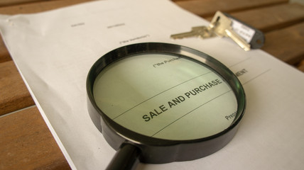 Sale and purchase agreement for buy or sell property.