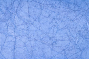 Obraz premium Blue crumpled paper texture
