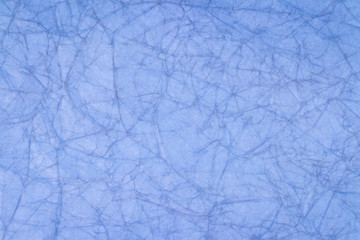 Blue crumpled paper texture