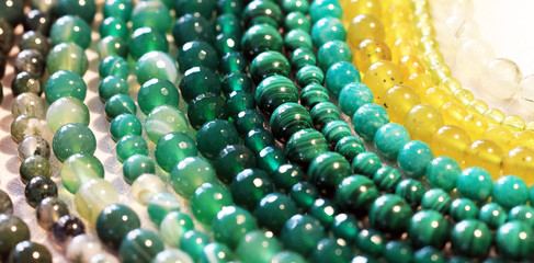 color minerals and jewelry texture