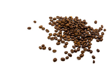 coffee beans isolated