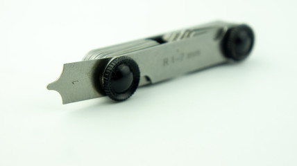 Radius gauge for engineering checking or inspection