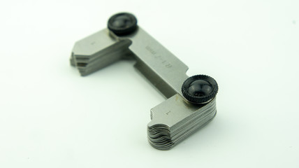 Radius gauge for engineering checking or inspection