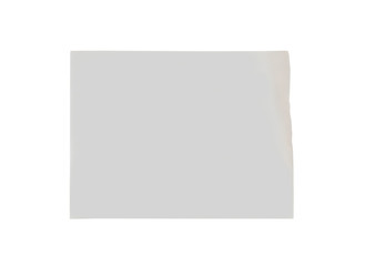 Sticker label isolated on white background with clipping path