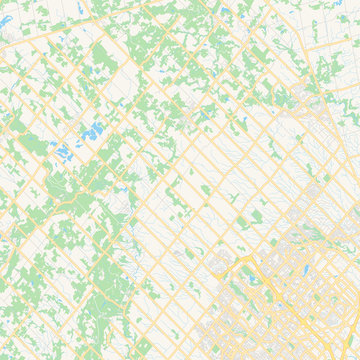 Empty vector map of Caledon, Ontario, Canada