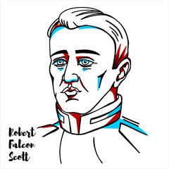 Robert Falcon Scott Portrait