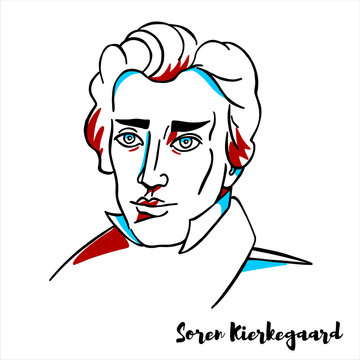 Soren Kierkegaard Portrait