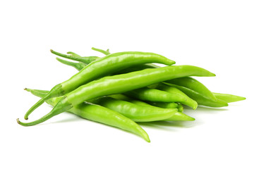 Hot Pepper on white background