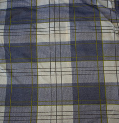 Obraz premium Checkered Fabric Background, Seamless fabric texture background