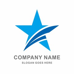 Triangle Star Arrow Business Company  Vector Logo Design