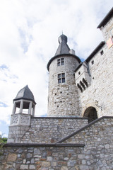 Fototapeta na wymiar Castle towers in Stolberg, near Aachen, Rhineland, Germany