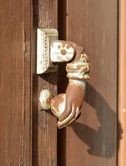 strange door knocker