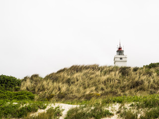 Fototapeta na wymiar Leuchturm in Dänemark