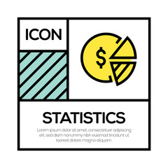 STATISTICS ICON CONCEPT