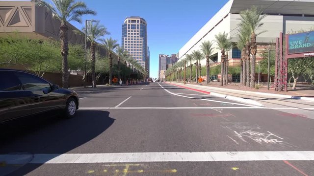 Phoenix Arizona Driving Template Downtown 09 Washington St