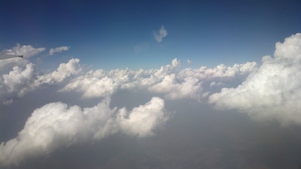 Obraz premium blue sky with clouds