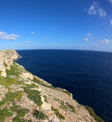 Fototapeta na wymiar mare e cielo a Lampedusa