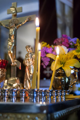 Candles in the Orthodox Church.