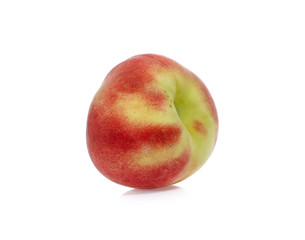 Peach isolated on white