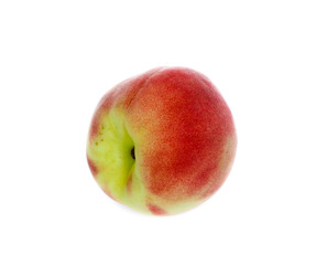 Peach isolated on white