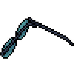 vector pixel art sunglasses