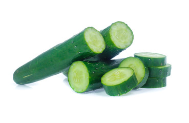 cucumber isolated on white background