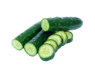 cucumber isolated on white background