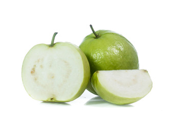 Guava isolated on white background