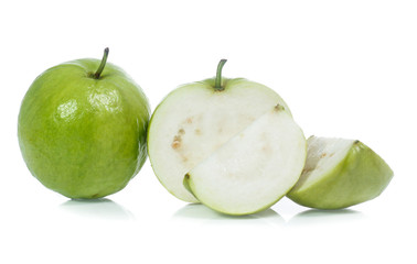 Guava isolated on white background