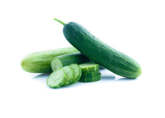 Cucumber  isolated on white background