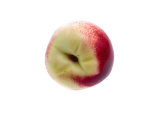 nectarines isolated on white background