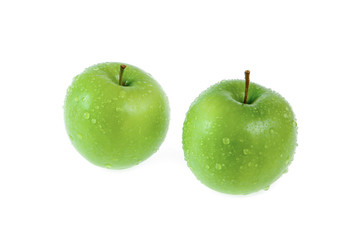 Green apple, isolated on white background