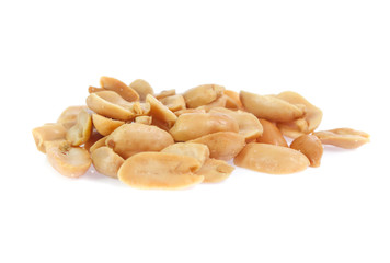 peanuts isolated on white background