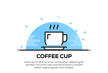 COFFEE CUP ICON CONCEPT