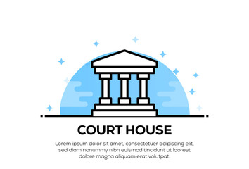 COURTHOUSE ICON CONCEPT