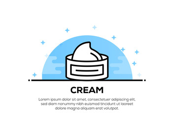 CREAM ICON CONCEPT