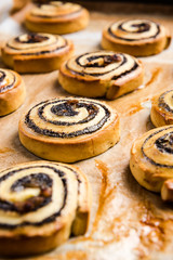 Fresh ready to eat french pastry rolls