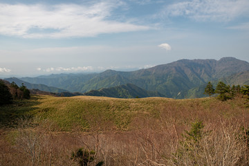 四国山脈　瓶が森UFOライン