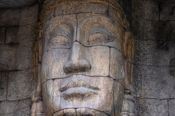 Fototapeta na wymiar Buddha am Steintempel