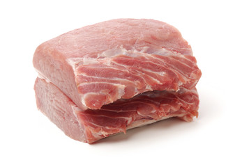 Pork Tenderloin on the white background