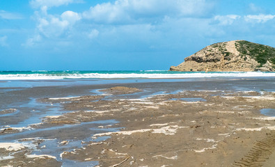 sailing and surfing in rhodes island ,Prasonisi is the place for that sport cause of the big winds and the huge waves that are created all the summer.people enjoy it 