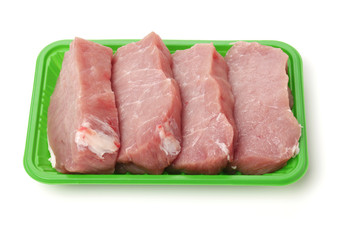 Pork Tenderloin on the white background
