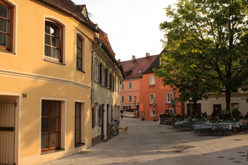 Fototapeta na wymiar Kleinstadtidylle in Freising
