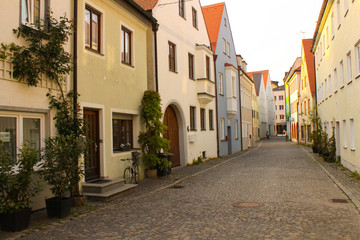 Fototapeta na wymiar Kleinstadtidylle in Freising