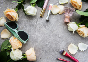 Roses and cosmetic