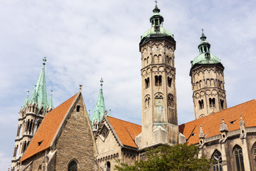 Obraz premium Naumburger Dom St. Peter und Paul in Naumburg an der Saale, Sachsen-Anhalt